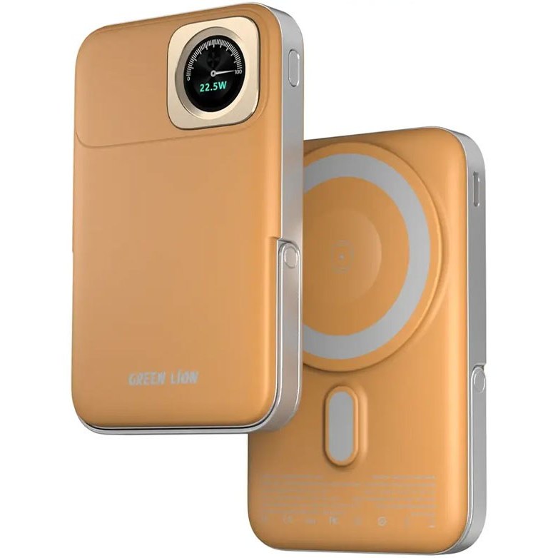 پاوربانک گرین لاین مدل Volt Gauge ظرفیت 10000 میلی آمپر PD 22.5W