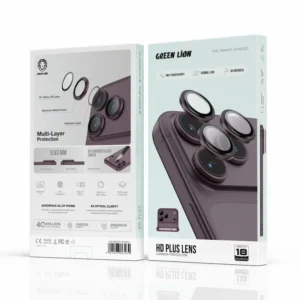 محافظ لنز گرین لاین مدل HD PLUSE 18PRO/PRO MAX BURGUNDY