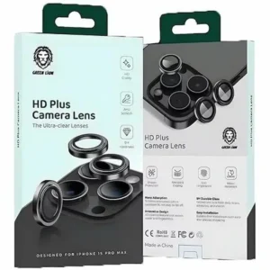 محافظ لنز گرین لاین مدل HD PLUSE13PRO/PRO MAX رنگ مشکی