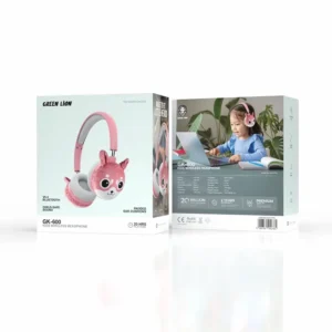 هدفون بچگانه گرین لاین مدل KIDS GK-600 رنگ صورتی