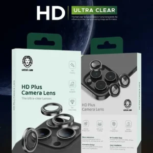 محافظ لنز گرین لاین مدل HD PLUSE15pro/pro max رنگ مشکی