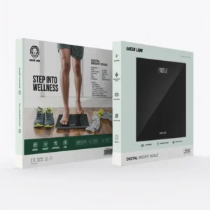 ترازو گرین لاین مدل DIGITAL WEIGHT SCALE رنگ مشکی