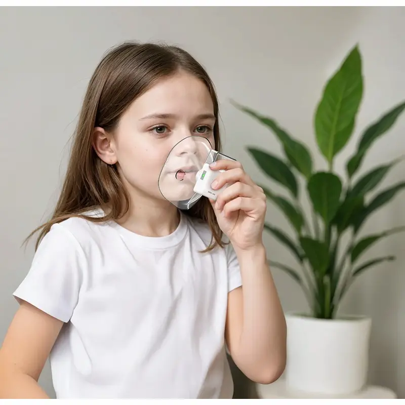 نبولایزر گرین لاین مدل MINI NEBULIZER رنگ سفید - Image 4