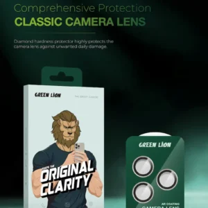 محافظ لنز گرین لاین مدل CALASSIC CAMERA 16PRO/PRO MAX TI رنگ سفید