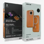 پاور مگ سیف 10000 گرین لاین مدل VOLT GAUGE رنگ نارنجی