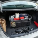 نظم دهنده صندوق گرین لاین مدل CAR TRUCK ORGANAIZER 40L رنگ مشکی
