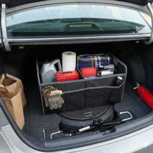 نظم دهنده صندوق گرین لاین مدل CAR TRUCK ORGANAIZER 40L رنگ مشکی