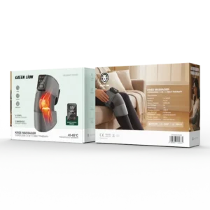 زانو بند گرین لاین مدل KNEE MASAGER 3IN1 رنگ خاکستری