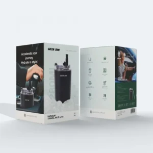 ماگ ۲۸۰ میل گرین لاین مدل VACIUM TRAVER-LITE رنگ مشکی